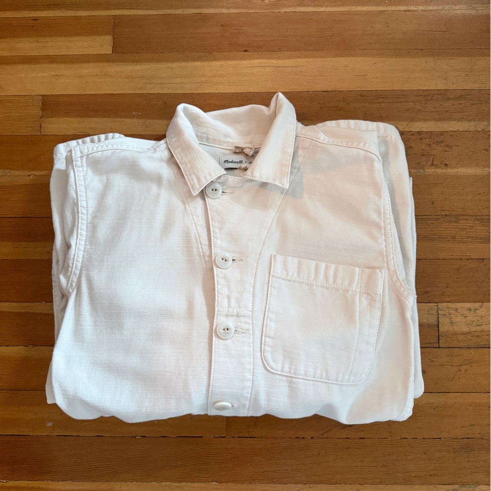 Madewell x As Ever Vintage-Inspired Coveralls Jumpsuit – Cloud Lining XS - Picture 7 of 8